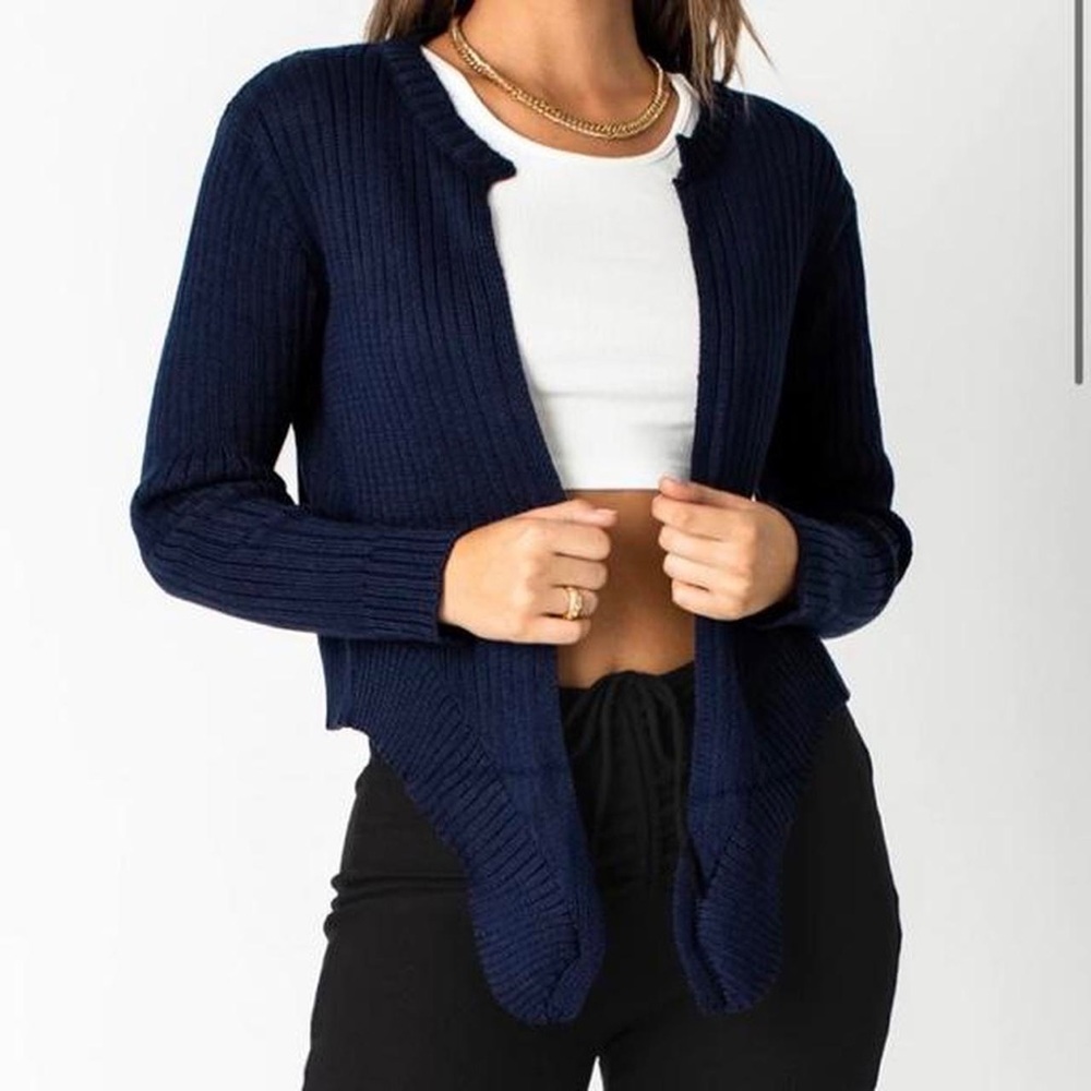 Princess Polly blue Lola cardigan